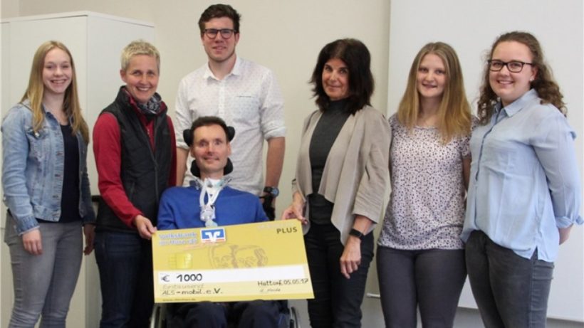 Oberschule Hattorf spendete 1 000 Euro an ALS-mobil e.V.